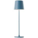 Brilliant Tischlampe Kaami Metall Plastik Blau 2W 310lm - 830 Warmweiß | 100mm - IP44 - Dimmbar 
