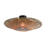 Good&Mojo Deckenleuchte Kalimantan Bambus Schwarz S | Geeignet für 1x E27 