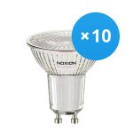 Mehrfachpackung 10x Noxion LED-Spot GU10 PAR16 3W 230lm 36D - 830 Warmweiß | Dimmbar - Ersatz für 35W