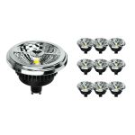 Mehrfachpackung 10x Noxion Lucent LED-Spot GU10 AR111 15W 850lm 40D - 927 Extra Warmweiß | Höchste Farbwiedergabe - Dimmbar - Ersatz für 100W