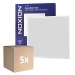 Mehrfachpackung 5x Noxion LED Panel Ecowhite V4.0 28W 3360lm CCT  |  600X600 UGR<22