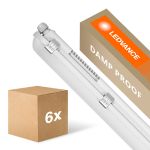 Mehrfachpackung 6x Ledvance LED Feuchtraumleuchte Feuchtigkeitsdicht 26W 3500lm - 840 Kaltweiß | 150cm