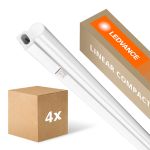 Mehrfachpackung 4x Ledvance LED Deckenleuchte Linear Compact Schalter 14W 1500lm - 840 Kaltweiß | 120cm