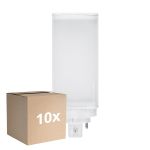 Mehrfachpackung 10x Ledvance Dulux-T LED 7W - 840 Kaltweiß | 4-Pins - Ersatz Für 18W