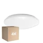 Mehrfachpackung 4x Noxion LED-Wand- und Deckenleuchte Corido V2 Weiß 12/16/20W 2000lm 830-840-865 CCT | IP44 - Bewegungs- und Lichtsensor